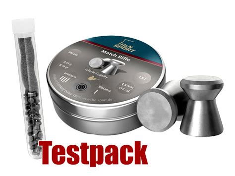 Testpack Flachkopf Diabolos H N Match Rifle Kaliber M