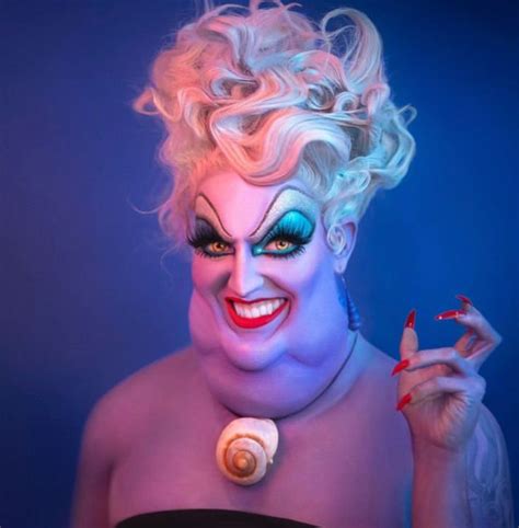 Pin By Lauren Bluestone Papio On Halloween Ursula Makeup Ursula Wig