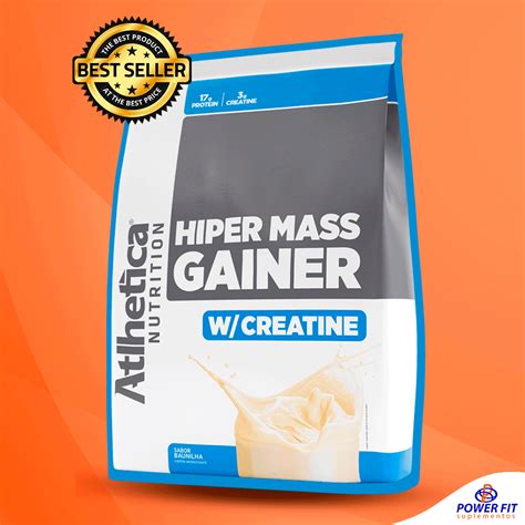 Hiper Mass Gainer W Creatina 3kg Atlhetica Nutrition Shopee Brasil