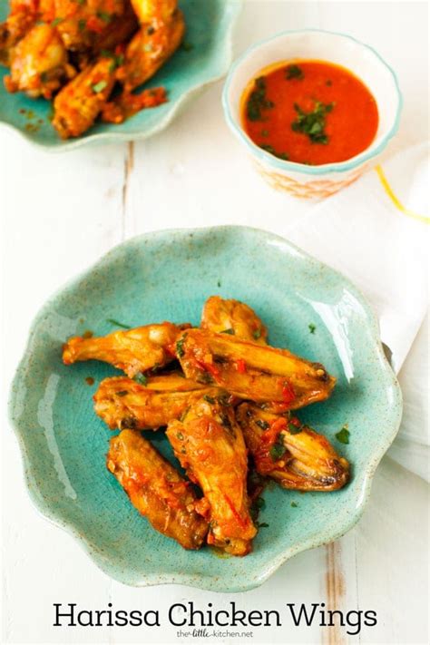 Baked Harissa Chicken Wings The Little Kitchen