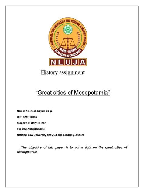 Great Cities of Mesopotamia | PDF | Assyria | Mesopotamia