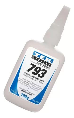 Cola Instantânea Tekbond 793 100g Super Bond Transparente