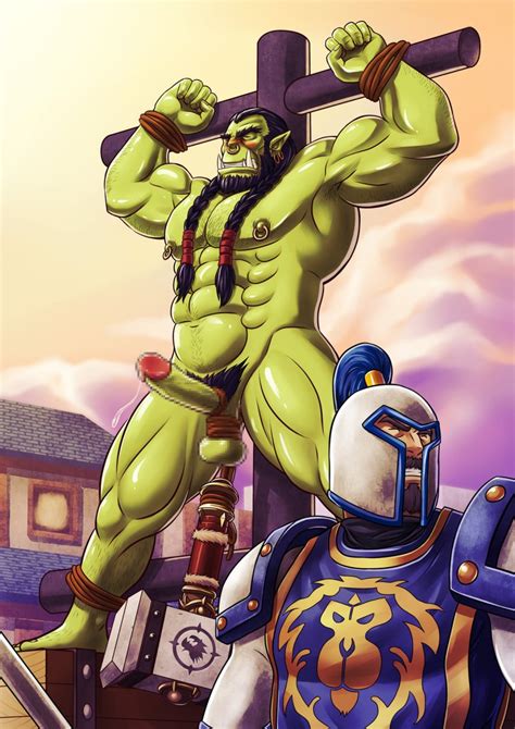 Rule 34 Anal Armor Bara Blizzard Entertainment Censored Erection Green Skin Helmet Human