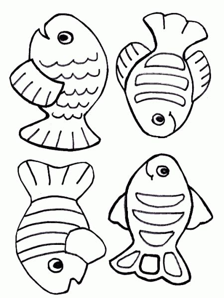 Coloring Pages Of Fish For Preschoolers