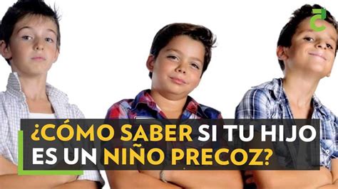 Cómo saber si tu hijo es un niño precoz