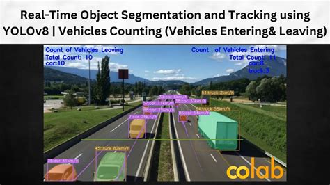 Real Time Object Segmentation And Tracking Using Yolov Vehicles