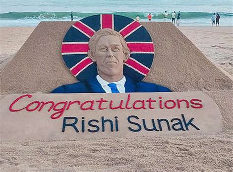 Artist Honours Rishi Sunak With Sand Sculpture But It Looks More Like