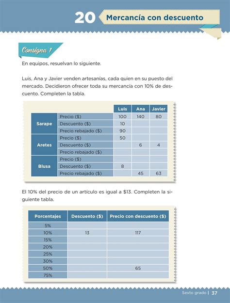 Paco El Chato Sexto Grado Matemáticas Pag 126 Paco El Chato 6 Grado