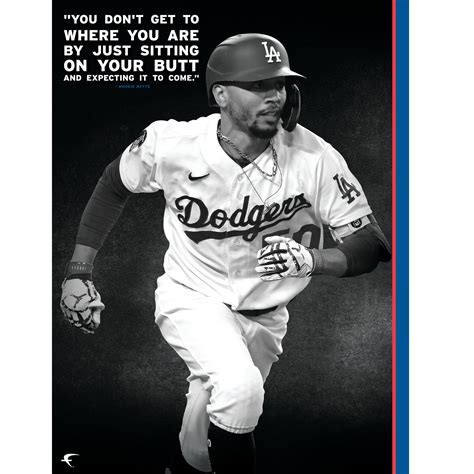 Los Angeles Dodgers Mookie Betts 2022 Inspirational Poster Official