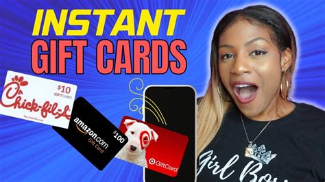 How To Get INSTANT Free Gift Cards 6 Easy Ways YouTube