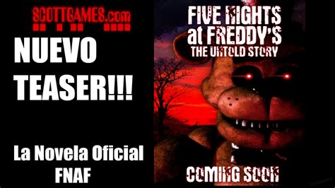 Nuevo Teaser Scottgames Novela Oficial De Five Nights At Freddys