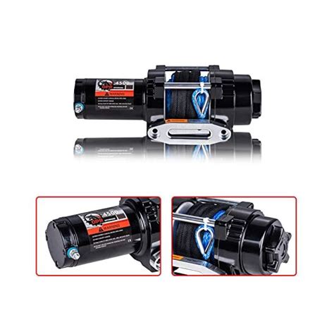 Openroad Atv Winch Lbs V Electric Winch Synthetic Rope Utv Winch