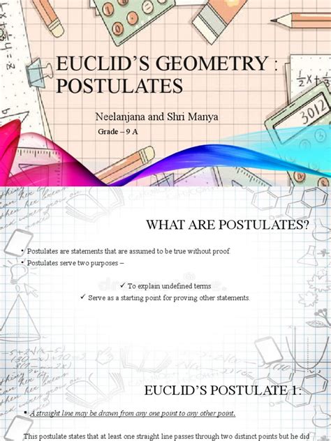 Euclids Geometry | PDF | Line (Geometry) | Euclidean Geometry