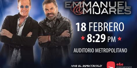 Emmanuel Mijares En Puebla 18 De Febrero Auditorio Metropolitano