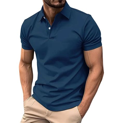 Apepal Mens Golf Polo Shirt Short Sleeve Moisture Wicking Shirts Athletic Quick Dry Golf Polos