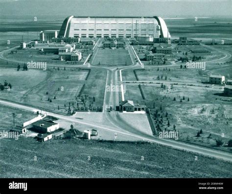 Moffett Field Circa 1934 Stock Photo Alamy