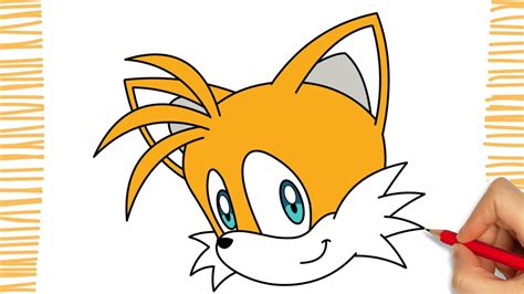 Como Dibujar A Tails I Sonic X I Facil Youtube