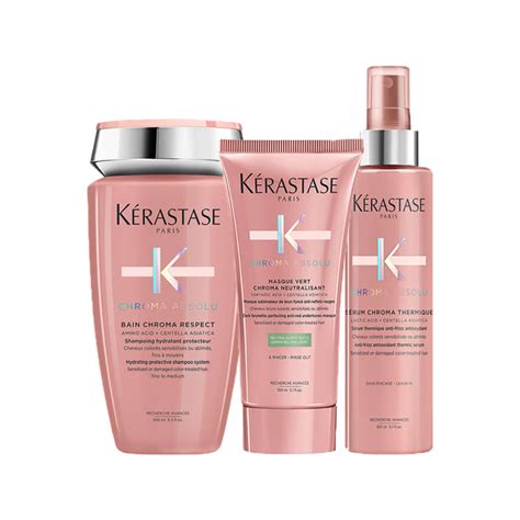 Kit KÉrastase Chroma Absolu Sh 250 Ml MÁs 200 Ml SÉr 150 Ml Kits Única Única Unica