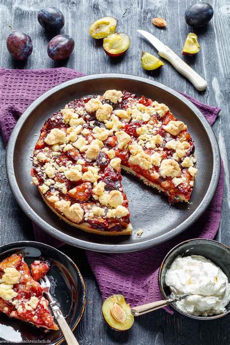 Zwetschgenkuchen Mit Streusel Emmikochteinfach