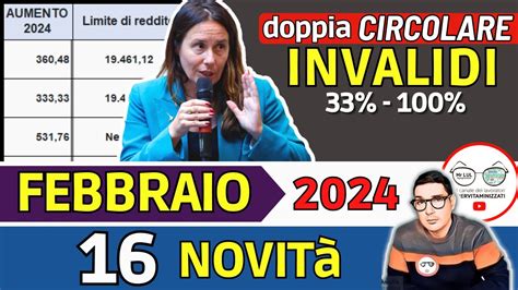 Invalidi Parziali E Totali Novit Febbraio Importi Incrementi