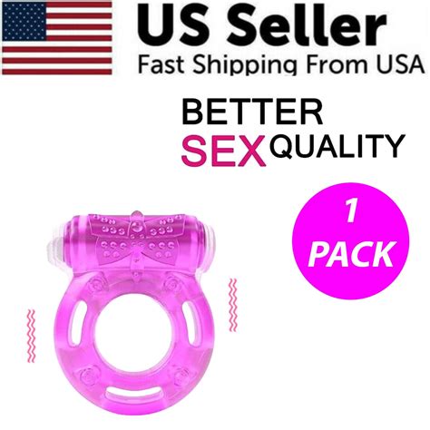 Male Vibrating Cock Ring Waterproof Penis Vibrator Couple Sex Toy Clit