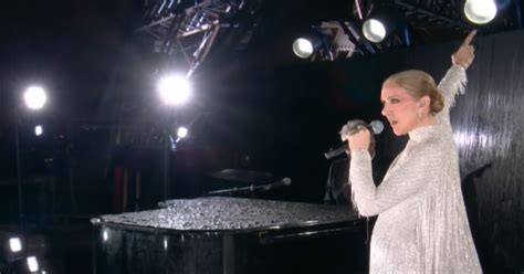 Em apresentação emocionante Céline Dion encerra abertura dos Jogos