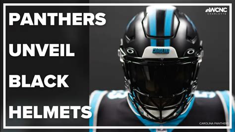 Carolina Panthers Unveil Black Helmets All Black Uniforms