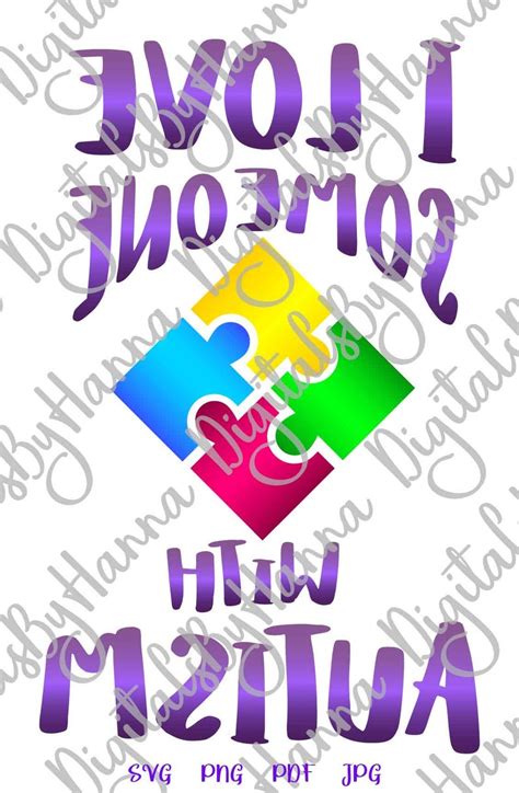 Autist Svg File For Cricut Autism Awareness Day Autistic Mom T Etsy