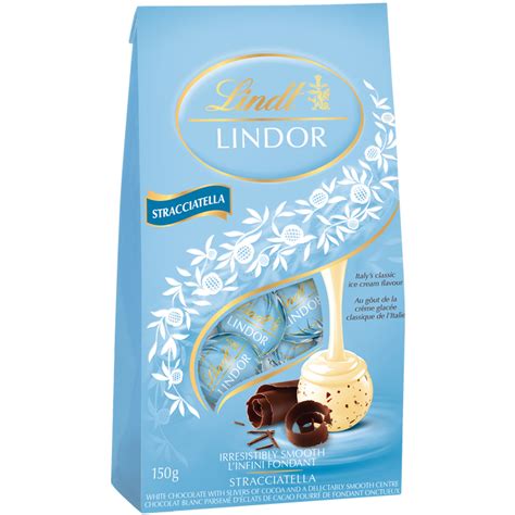 Lindt Lindor Stracciatella White Chocolate Truffles Bag 150g