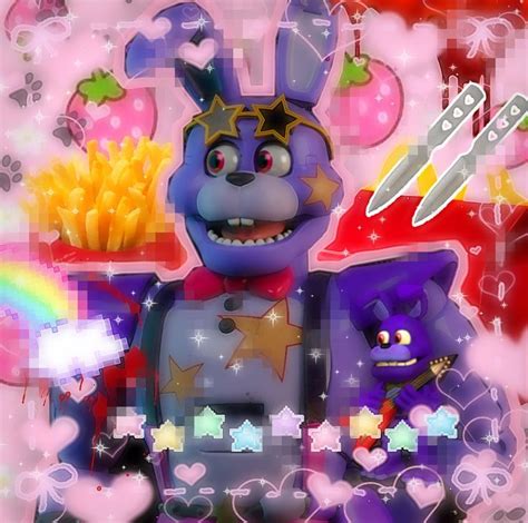 I Love Glamrock Bonnie Fnaf Wallpapers Fnaf Bonnie