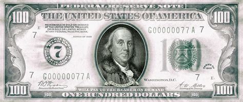 Benjamin Franklin On 100 Dollar Bill