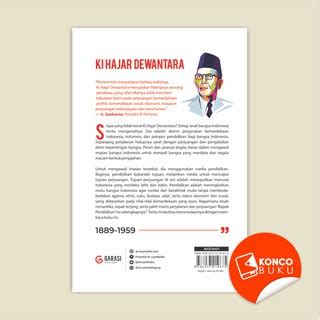 Jual BUKU BIOGRAFI KI HAJAR DEWANTARA 1889 1959 GARASI Shopee Indonesia