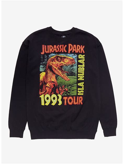 Jurassic Park Isla Nublar Tour Crewneck Boxlunch Exclusive Boxlunch Boxlunch