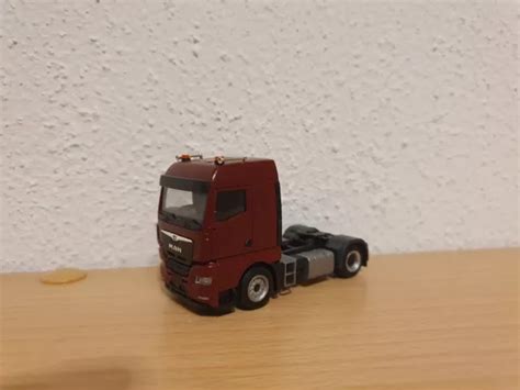 Herpa Man Tgx Gx Zugmaschine Weinrot Eigenbau Eur Picclick De