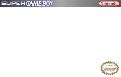 Super Game Boy Box Art Template By Megatoon1234 On Deviantart