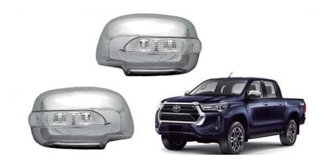 Ripley Set Cubre Retrovisor Cromo C Led Toyota Hilux Revo