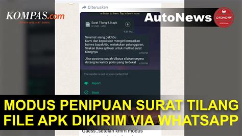 Waspada Marak Modus Penipuan Surat Tilang Pakai File APK Dikirim Lewat