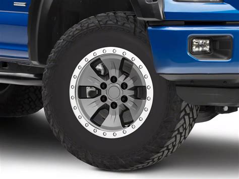 F 150 Gen2 Raptor Beadlock Style Charcoal 6 Lug Wheel 17x85 34mm Offset 15 20 F 150