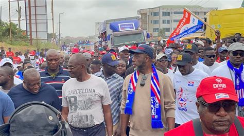 LIVE Kennedy Agyapong Napo Bawumia And NPP Faithfuls Storming