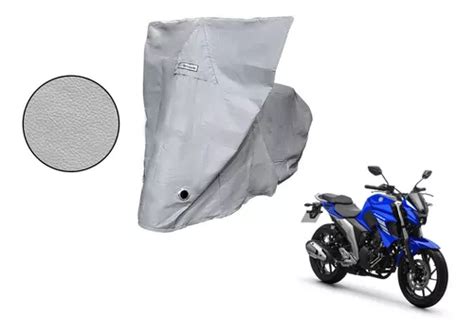 Capa Proteção Impermeável Moto Yamaha Fazer 250 Fz25 Cinza