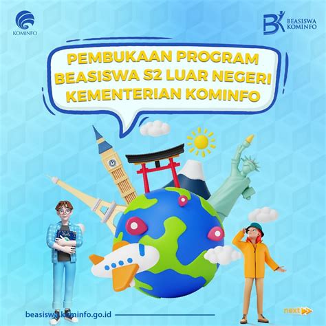 Syarat Ikut Beasiswa S Luar Negeri Kominfo Segini Minimal Nilai