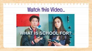 School VS Education What is School For Video Analysis Junior High ...