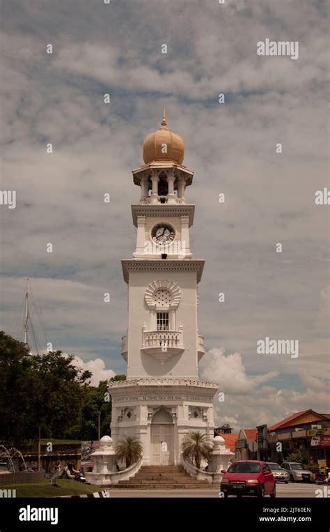 Queen Victoria Clock Tower Georgetown Penang Malaysia Asia Built