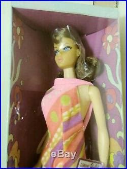 Nrfb Vintage Brunette Marlo Flip Twistn Turn Tnt Barbie Doll Mod