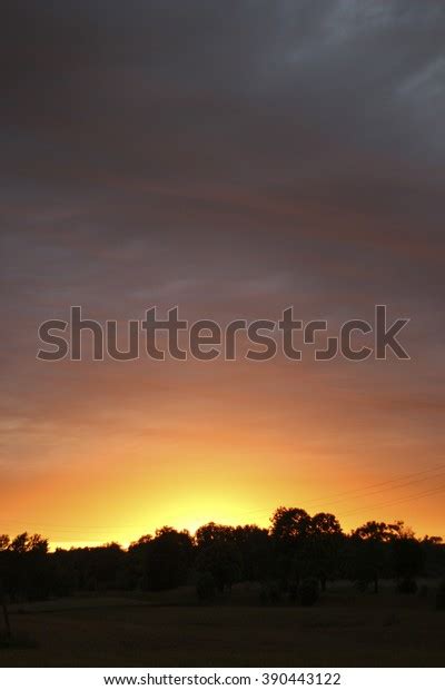 Dark Stormy Clouds Undulatus Asperatus Clouds Stock Photo