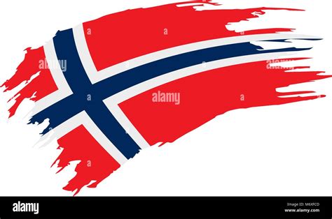 Norway flag, vector illustration Stock Vector Image & Art - Alamy