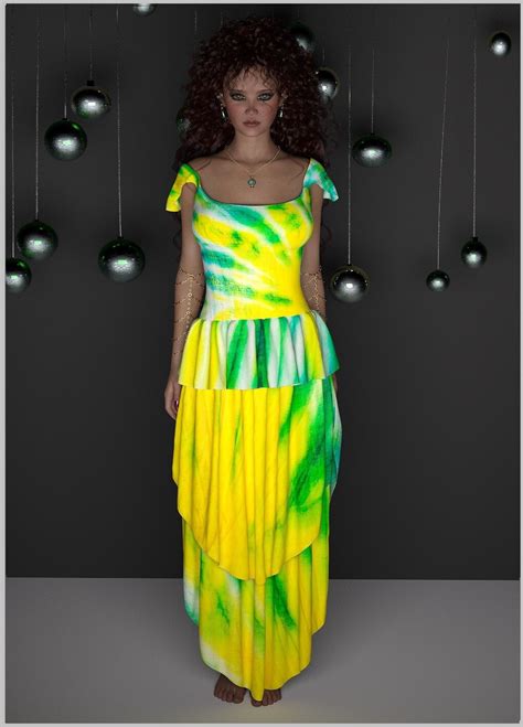 Dforce Flower Dress G8f Daz 3d