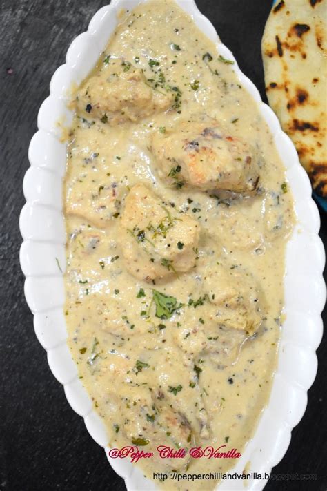 Afghani Chicken Afghani Chicken Gravy Recipe Pepper Chilli And Vanilla Chicken Recipes