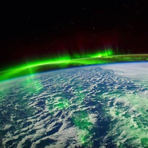 Aurora borealis from space . . . . . 📸 NASA | Aurora borealis from ...