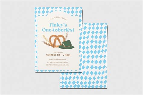 Oktoberfest Birthday Party Invitation, Oktwoberfest, Onetoberfest ...